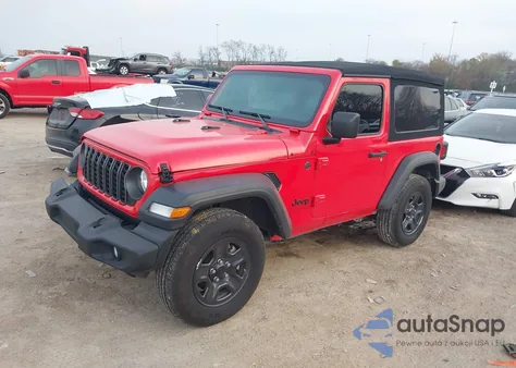 2024 Jeep Wrangler 2-Door Sport 4X4 from USA, damaged, VIN 1C4PJXAG1RW326643